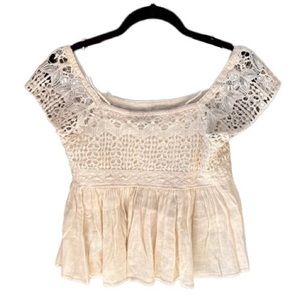 White flowy blouse